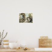 ザ・フェア：ショー， c.1821 （色のリトボ） ポスター (キッチン)