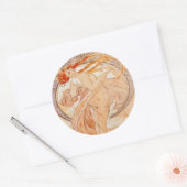 ザ・フォーアーツ – ダンス,アールヌーボーヴィンテージ ラウンドシール (封筒)