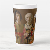 ザ・フォーチュン・テラー – ジョルジュ・ド・ラ・ツアー カフェラテマグ (正面)