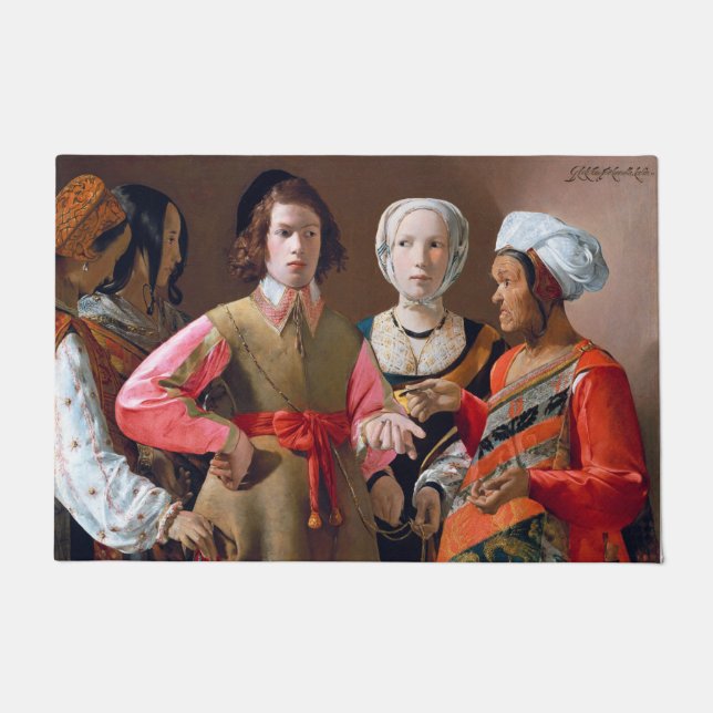 ザ・フォーチュン・テラー・ラ・ツアー ドアマット (正面)