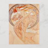 ザ・フォー・アーツ – ダンス,アールヌーボー ポストカード (正面)