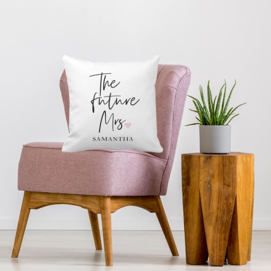 ザ・フューチャー ミセスとアナタの名前 | モダン ビューティー ギフト アウトドアクッション