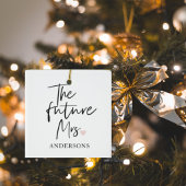 ザ・フューチャー ミセスとユア・ネーム | モダン ビューティー ギフト セラミックオーナメント