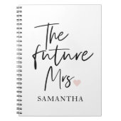ザ・フューチャー ミセスとユア・ネーム | モダン ビューティー ギフト ノートブック (正面)