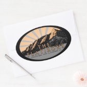 ザ・フラチロン、チャータークパーク、BoulderStickers 楕円形シール (封筒)