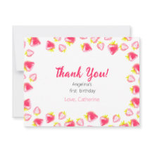 ザ・フラットサンキューファースト誕生日カード