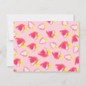 ザ・フラットサンキューファースト誕生日カード サンキューカード (裏面)