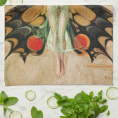 ザ・フラッパー、1922年ジョセフ・クリスチャン・ライエンデッカー キッチンタオル (折り畳み)