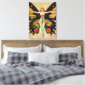 ザ・フラッパー、1922年ジョセフ・クリスチャン・ライエンデッカー キャンバスプリント (インサイチュ (寝室))