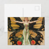 ザ・フラッパー、1922年ジョセフ・クリスチャン・ライエンデッカー ポストカード (正面/裏面)