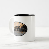 ザ・フラティロン、チョータークパーク、コロラド大きい石 ツートーンマグカップ (正面左)