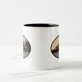 ザ・フラティロン、チョータークパーク、コロラド大きい石 ツートーンマグカップ (中央)