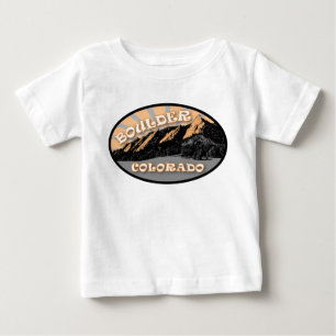 ザ・フラティロン、チョータークパーク、コロラド大きい石 ベビーTシャツ