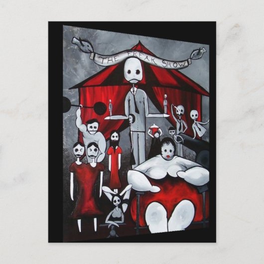ザ・フリークショーはがき ポストカード (正面)