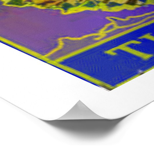 ザ・フールタロットカードサイケデリックポスター ポスター (角)