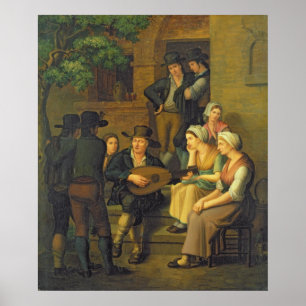 ザ・ブラインド・シンガー, 1828 ポスター