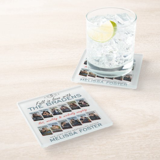 ザ・ブラデンスatウェストン&ブラデンスatトラスティ・コースター ガラスコースター (アングル)