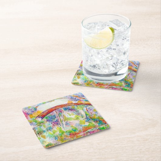 ザ・ブリッジ、ポール・セザンヌ スクエアペーパーコースター (インサイチュ)