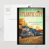 ザ・ブルー・コメット・トレイン・ポストカード ポストカード (正面/裏面)