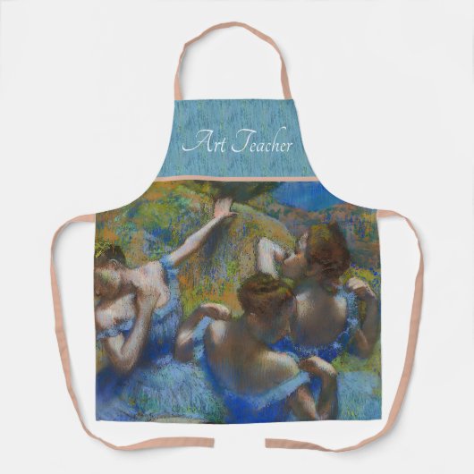 ザ・ブルー・ダンサーのデガスアート エプロン (正面)