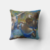 ザ・ブルー・ダンサーのデガスアート クッション (裏面)