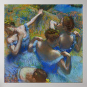 ザ・ブルー・ダンサーのデガスアート ポスター (正面)