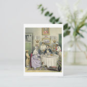 ザ・ブレックファーストプレート3 from 'アングロインディアン', engra ポストカード (スタンド正面)