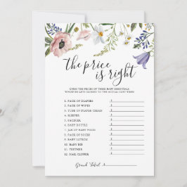 ザ・プライス・イズ・ライト ベイビーシャワーテーマ ゲーム カード