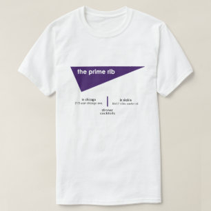 ザ・プライム・リブ・レストラン,シカゴ,スキー, IL Tシャツ