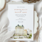 ザ・プラザ ニューヨーク ウェディング 招待状