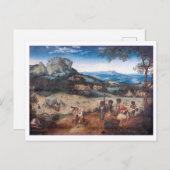 ザ・ヘイメイキング、ピエテル・ブルーゲル ポストカード (正面/裏面)