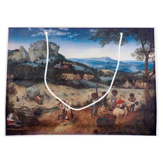 ザ・ヘイメイキング、ピエテル・ブルーゲル ラージペーパーバッグ (正面)