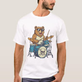 ザ・ベア・ドラマー Tシャツ (正面)