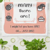 ザ・ベイカーのティータオルギフト（桃） キッチンタオル (折り畳み)