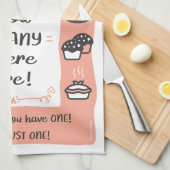 ザ・ベイカーのティータオルギフト（桃） キッチンタオル (四つ折り)