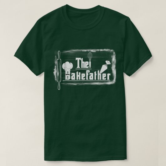 ザ・ベイクファーザー パン作り＆焼き物 パン職人Tシャツ Tシャツ (デザイン正面)