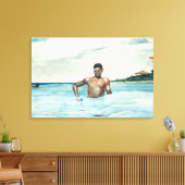 ザ・ベーサー、1899 キャンバスプリント (インサイチュ (リビング))