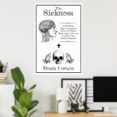 ザ・ペストのハロウィーンの小道具 ポスター (ホームオフィス)