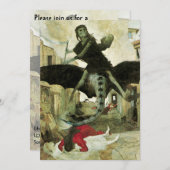 ザ・ペストbyアーノルド・ボックリンハローウィンパーティ 招待状 (正面/裏面)