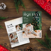 ザ・ホリデー版ファミリーフォトマガジンカバー シーズンカード
