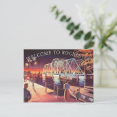 ザ・ホージャックスイング橋はがき ポストカード (スタンド正面)