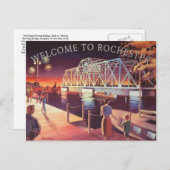 ザ・ホージャックスイング橋はがき ポストカード (正面/裏面)