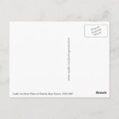 ザ・ホース栗の木の下メアリーカッサット ポストカード (裏面)