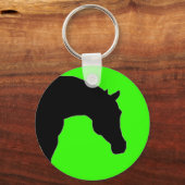 「ザ・ホース」ライムキーチェーン キーホルダー (正面)