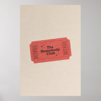 ザ・ホームボディクラブポスター ポスター