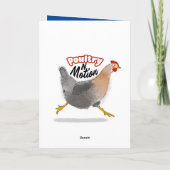 ザ・ホールズゴールデンレースポーランドクリスマスカードをペック シーズンカード (裏面)