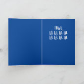 ザ・ホールズゴールデンレースポーランドクリスマスカードをペック シーズンカード (内部)