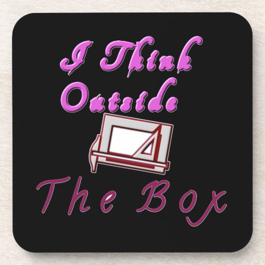 ザ・ボックスの外で考える。 コースター (正面)