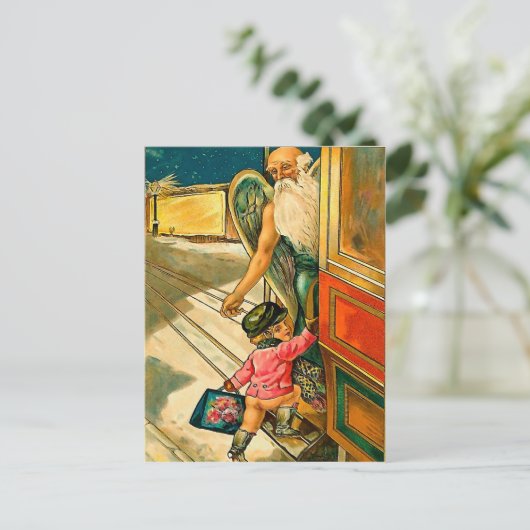 ザ・ボーイ&ザ・エンジェル – ヴィンテージホリディハガキ シーズンポストカード (スタンド正面)