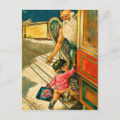 ザ・ボーイ&ザ・エンジェル – ヴィンテージホリディハガキ シーズンポストカード (正面)